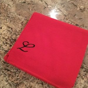 Cejon red scarf 🧣 with L in script ❤️